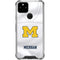 University of Michigan White Jersey Google Pixel 5 Clear Case
